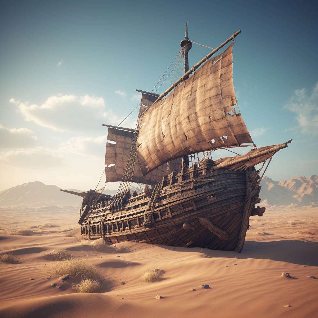 Das Schiff in der Wüste