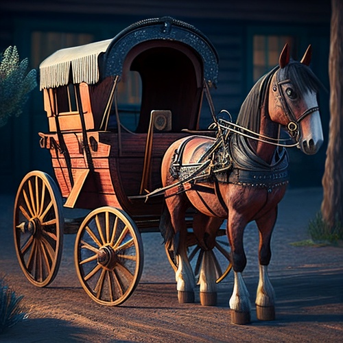 Simple One-Horse Carriage