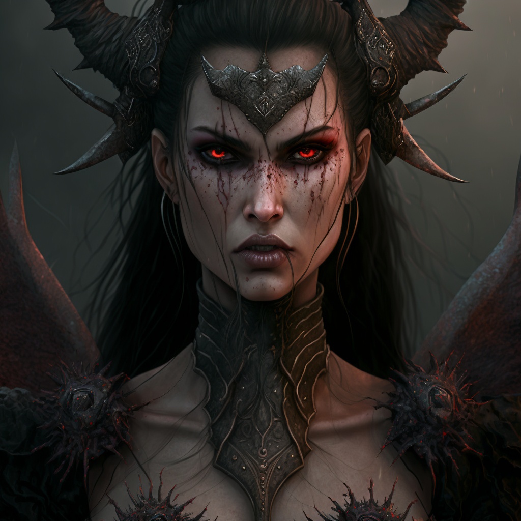 Thzularn - Dark Goddess of Hatred